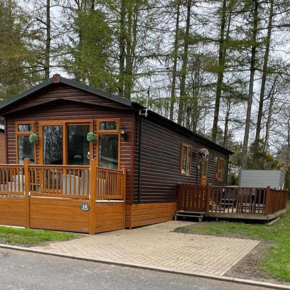 Tranquil Lodge Hot Tub And Free Golf Swarland Luaran gambar